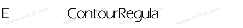 Eras Contour Regular字体转换